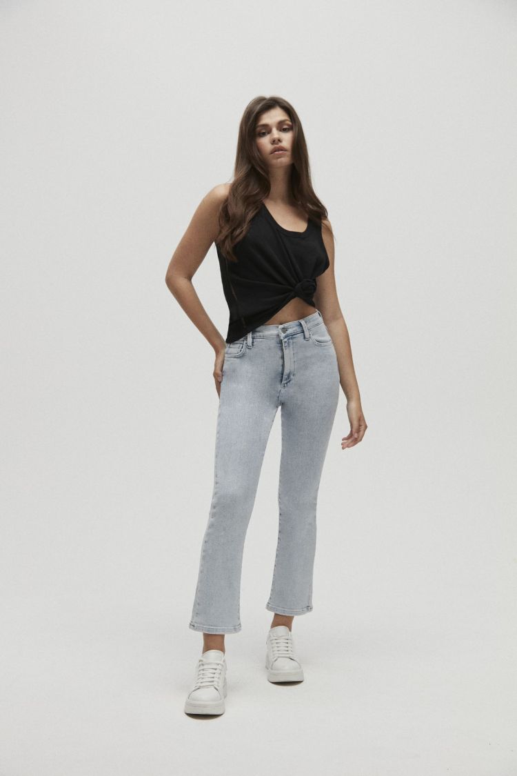 Homage  Debbie - Cropped Flared Jeans  Jeans